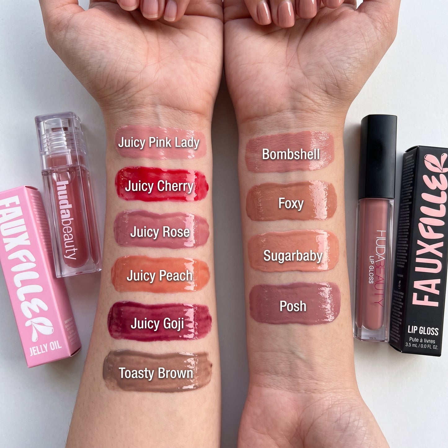 Huda Beauty FauxFilter Lip Gloss & Lip Oil Combo