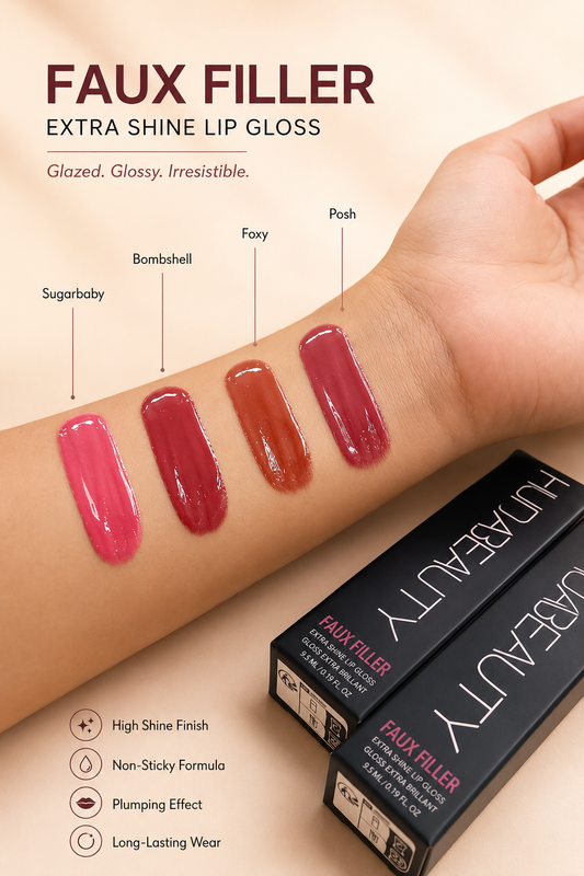 Huda Beauty Faux Filler Extra Shine Lip Gloss