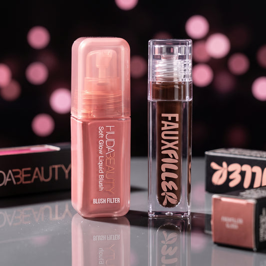 Huda Beauty Blush & Lip Gloss Combo