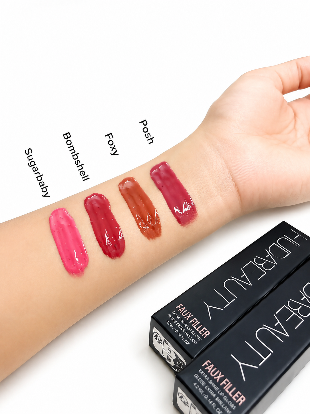 Huda Beauty Faux Filler Extra Shine Lip Gloss