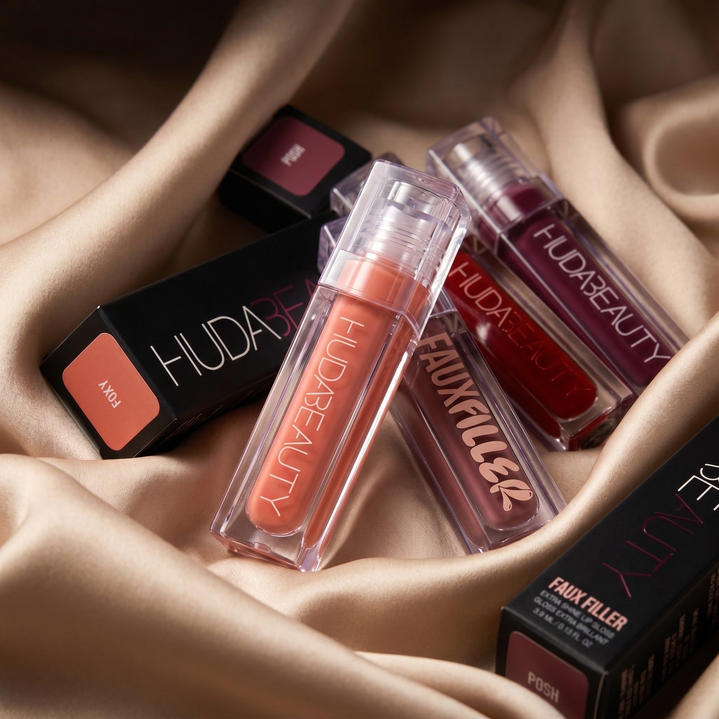 Huda Beauty Faux Filler Extra Shine Lip Gloss