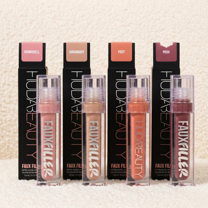 Huda Beauty Faux Filler Extra Shine Lip Gloss