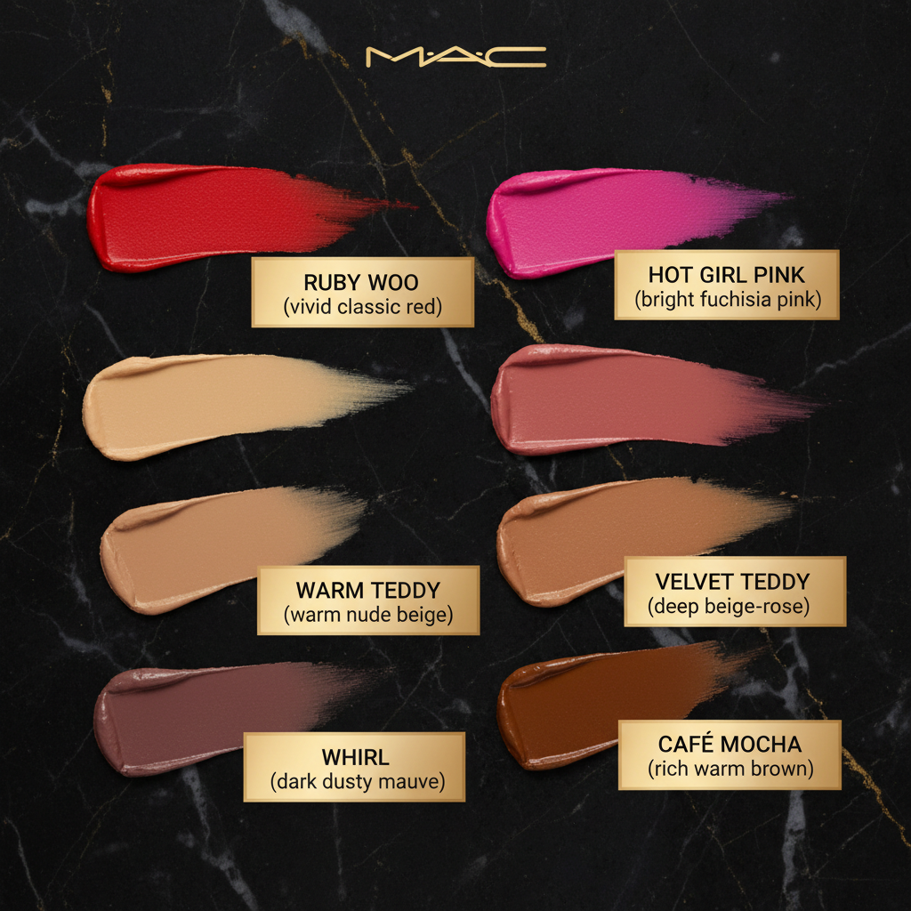MACximal Shade Swatches