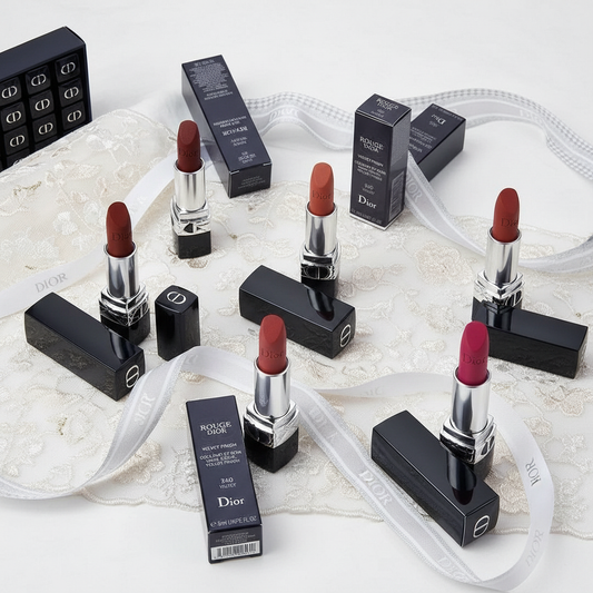 Rouge Dior Flat Lay